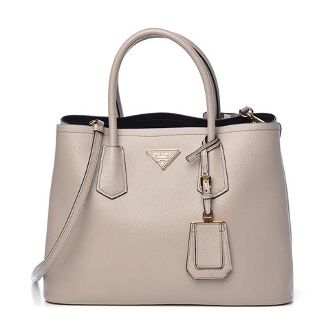 prada saffiano cuir double bag|prada saffiano shopping bag.